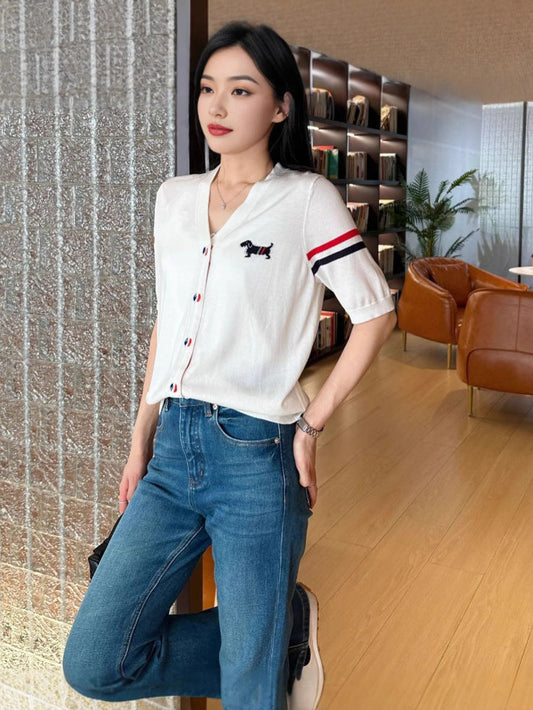 Twill knit T-shirt(副本) THOM TREND