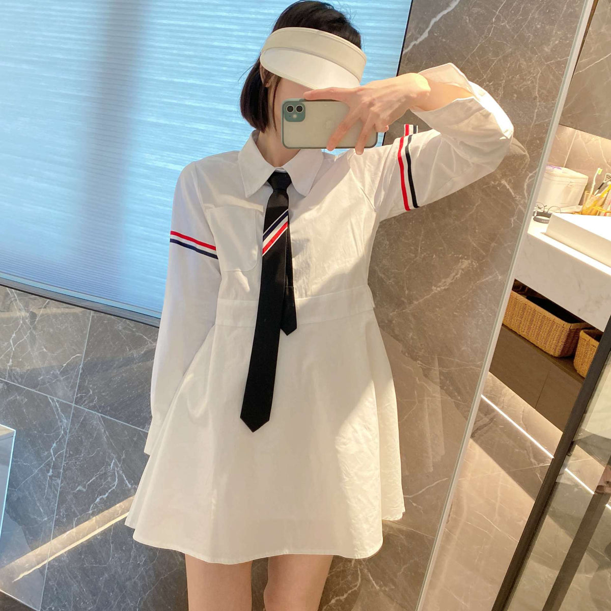 THOM  Four stripes long sleeve shirt（复制） THOM TREND