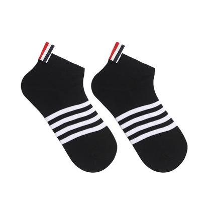 Four-bar striped boat socks THOM TREND