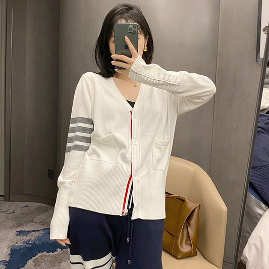 women's solid color sweater（复制） THOM TREND