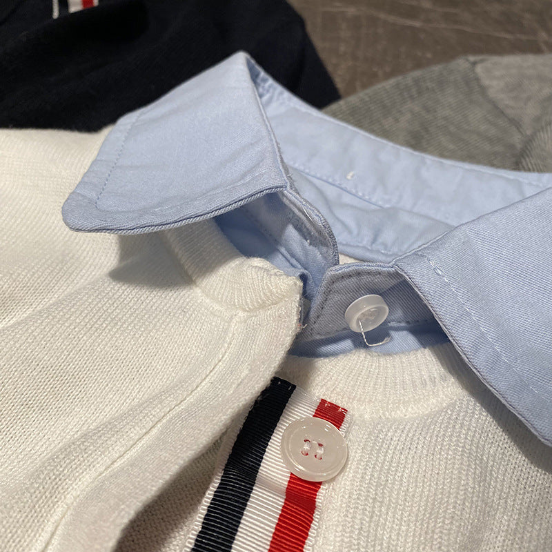 Women's polo neck short sleeve（副本） THOM TREND