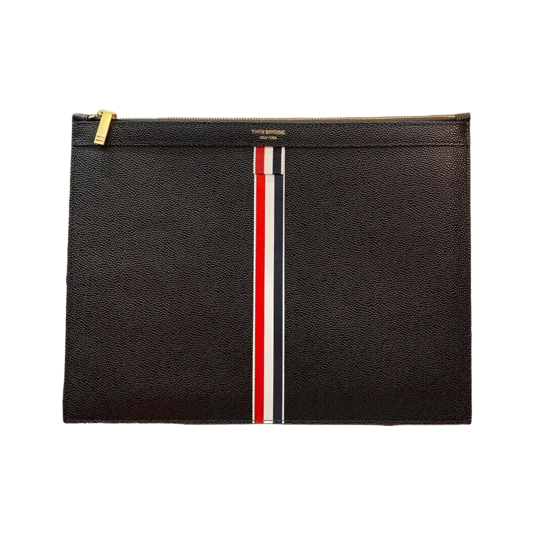 Three-color woven clutch bag THOM TREND