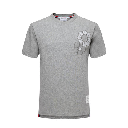 MR.TOM Floral Embroidery T-shirt