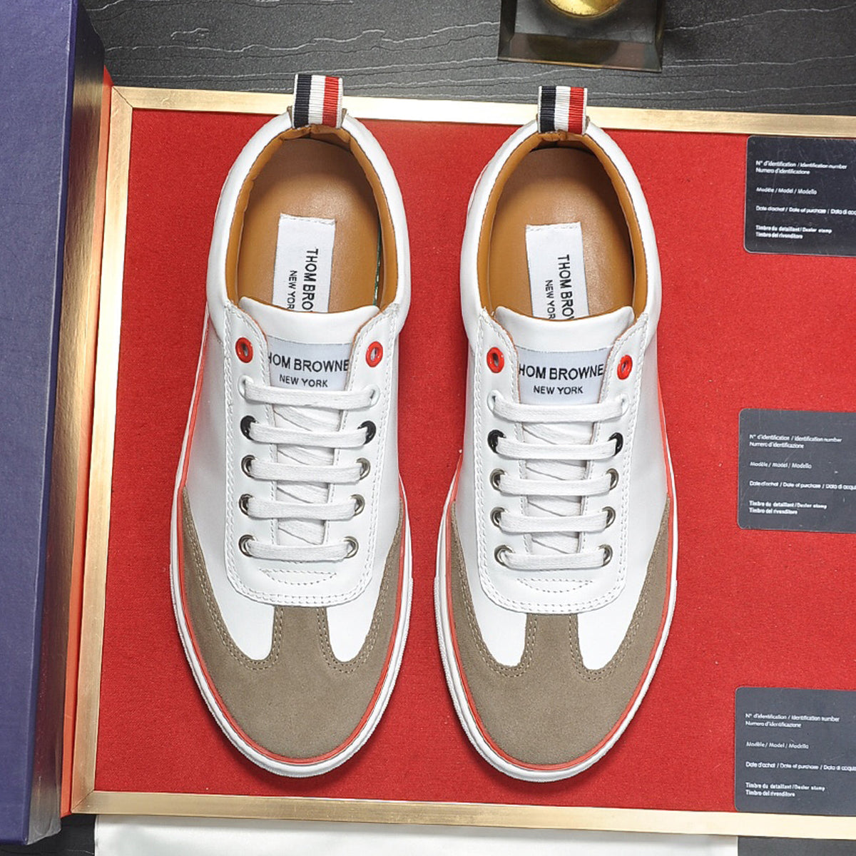 Thom Browne  2025 Leather sneakers