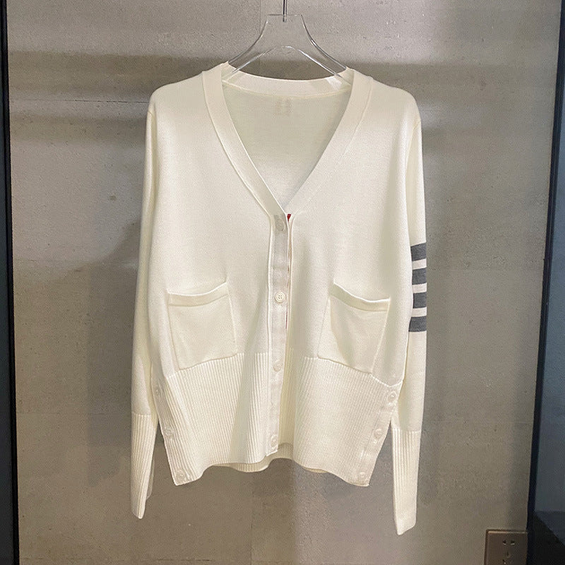 women's solid color sweater（复制） THOM TREND