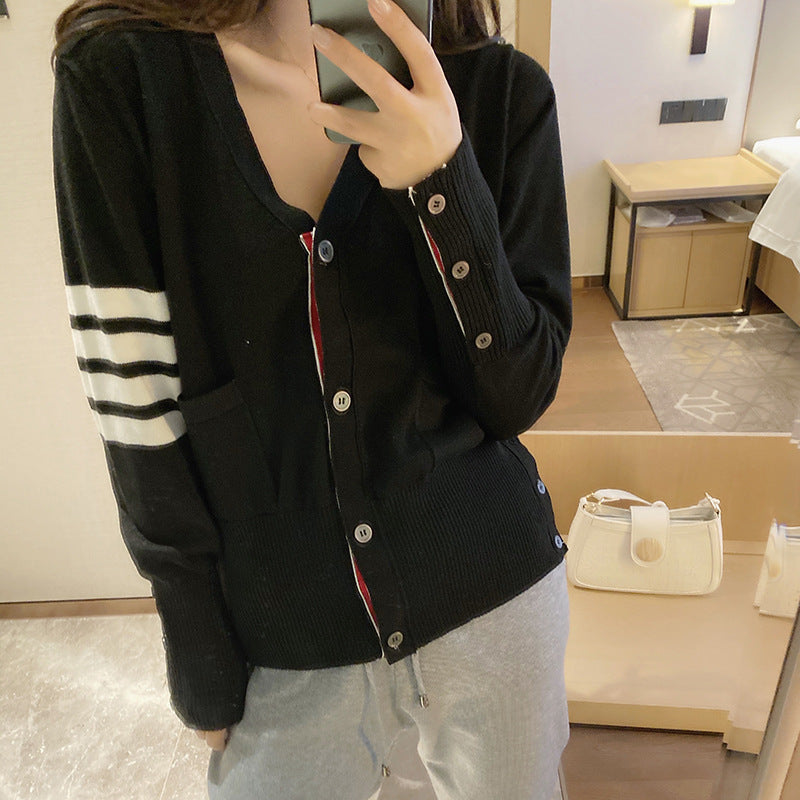 women's solid color sweater（复制） THOM TREND