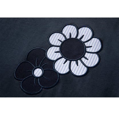 MR.TOM Floral Embroidery T-shirt