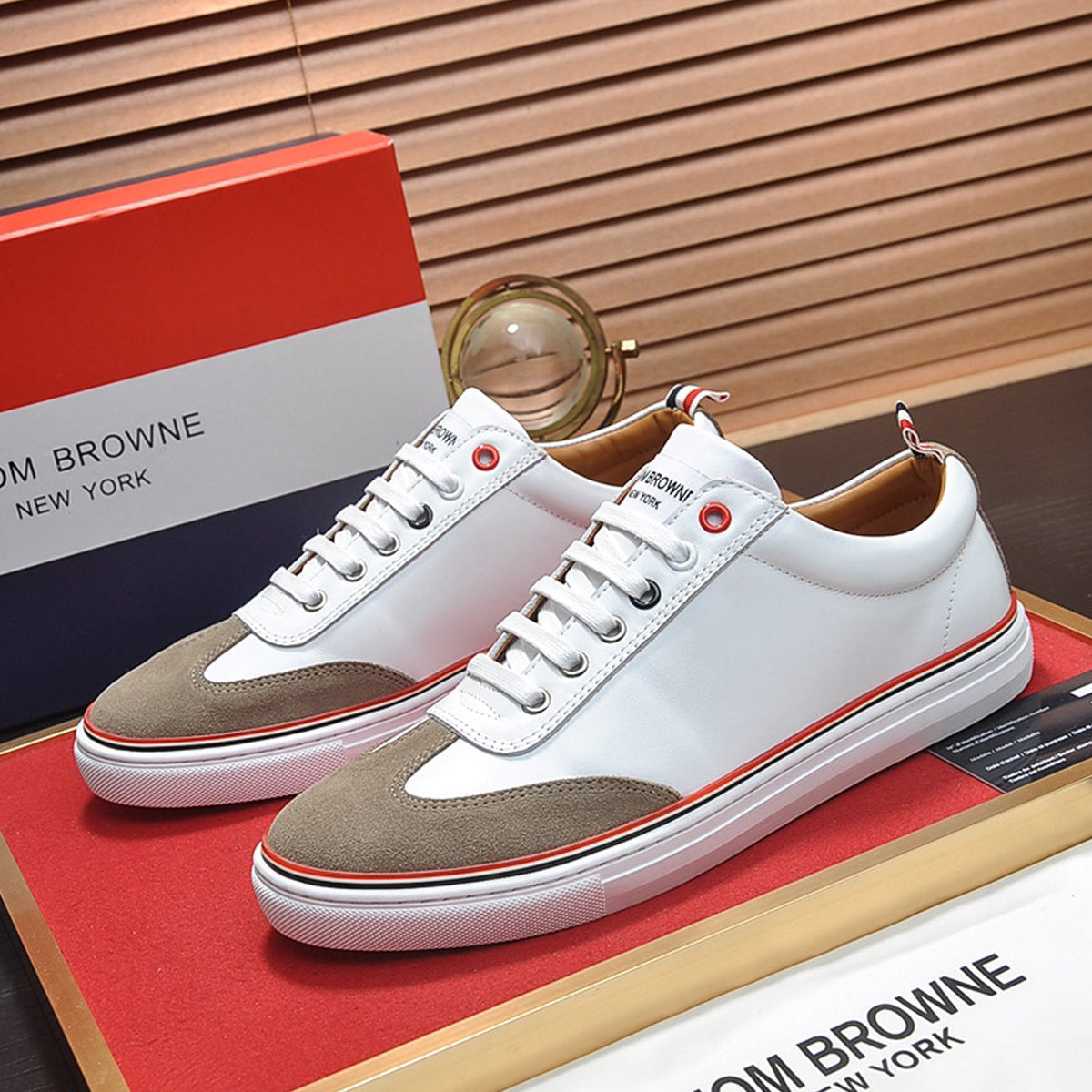 Thom Browne  2025 Leather sneakers