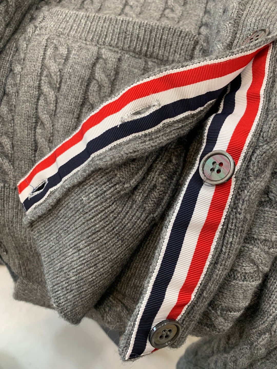 Thom Browne 2026 Classic Four-Bar Cardigan