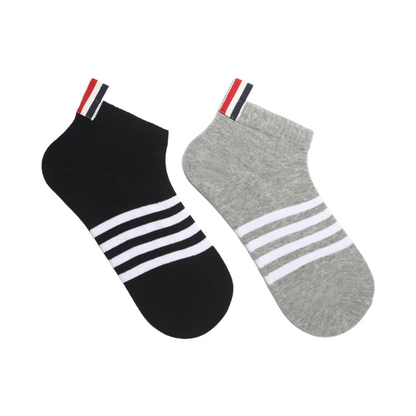 Four-bar striped boat socks THOM TREND